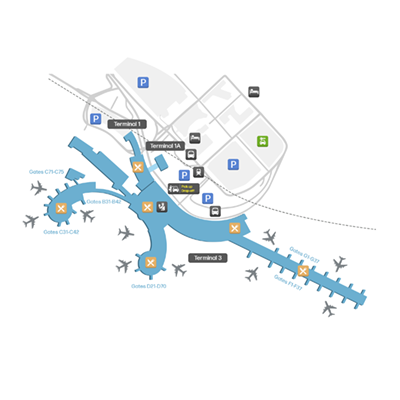 Vienna Airport VIE Terminal Map Airportmaps