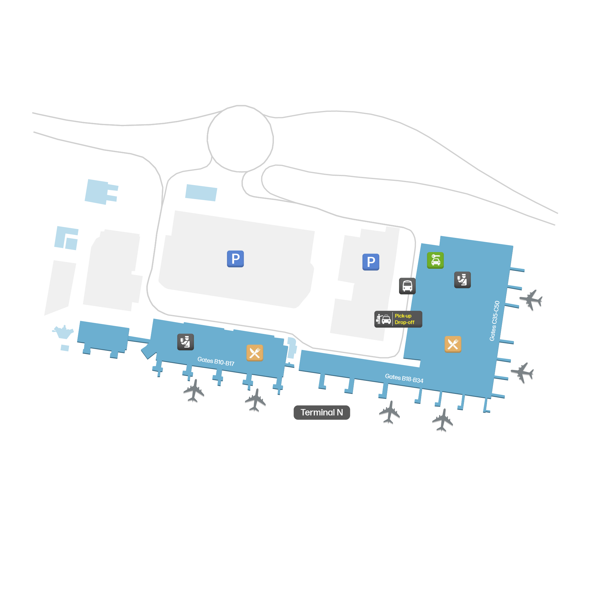 Alicante Airport, Spain map