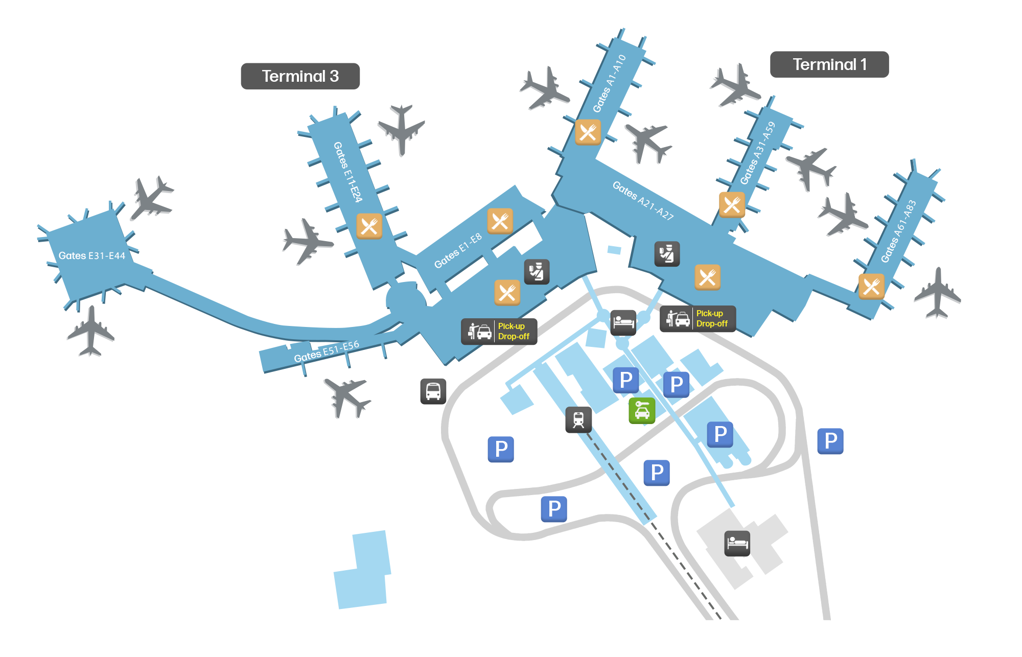 Rome Fiumicino Airport FCO Terminal Map Airportmaps Rome Fiumicino Airport FCO Terminal Map Airportmaps