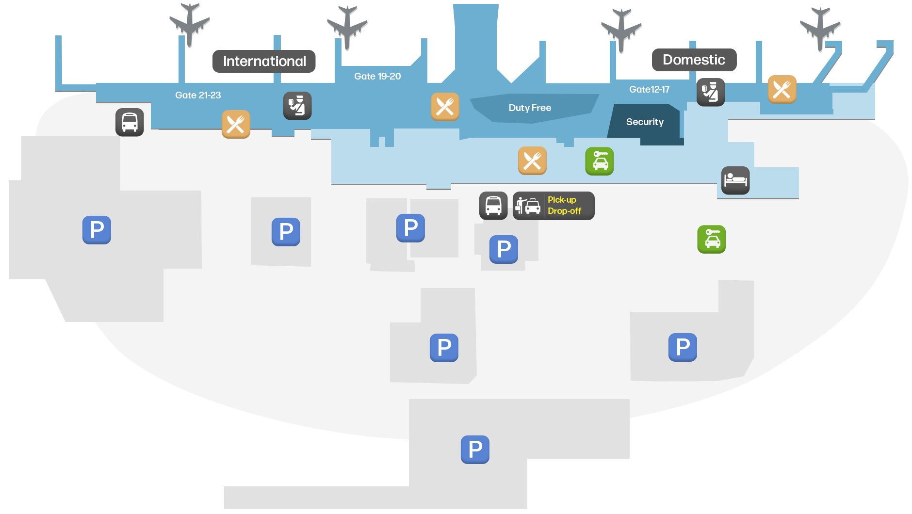 Göteborg Landvetter Airport, Sweden map