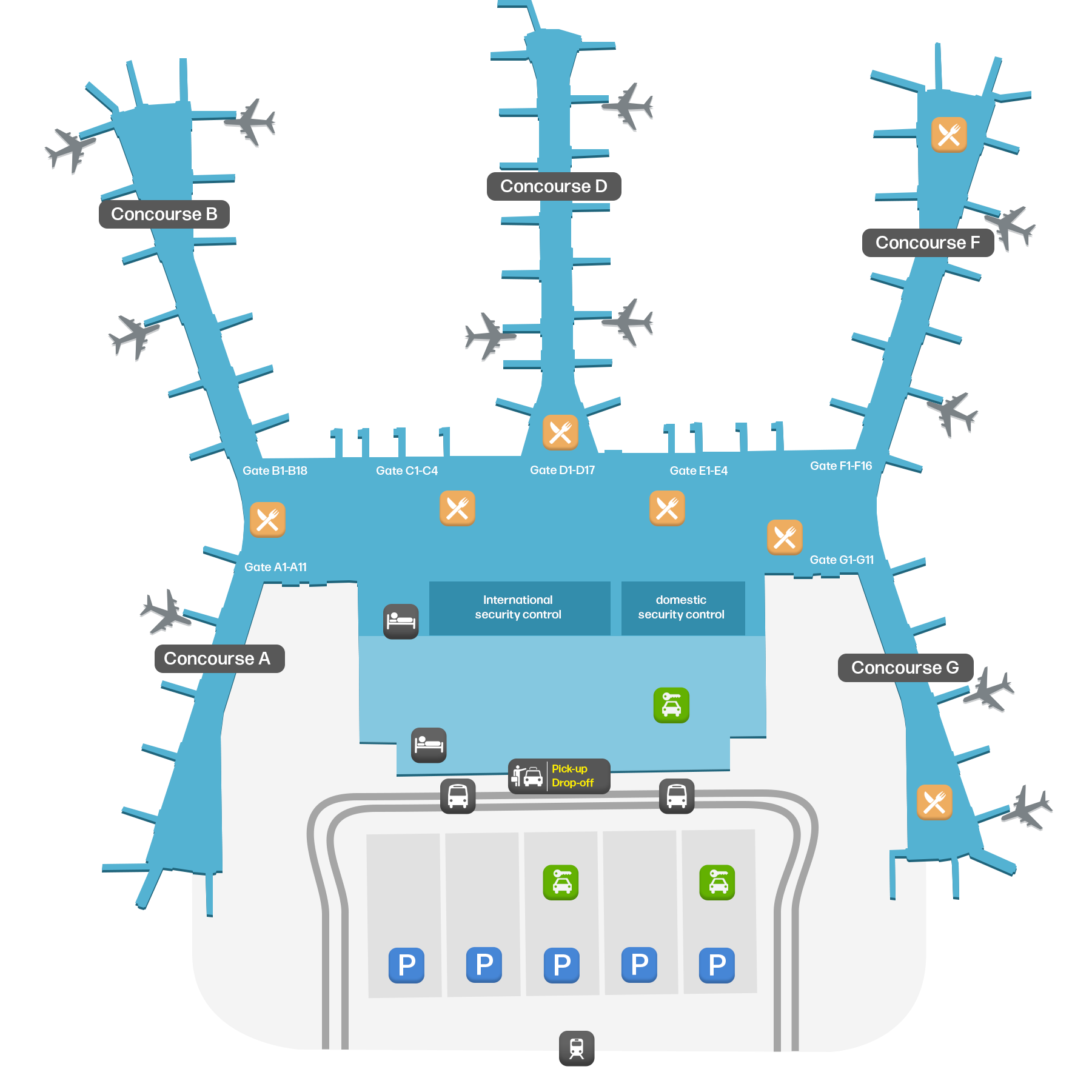 Istanbul Airport, Turkiye map