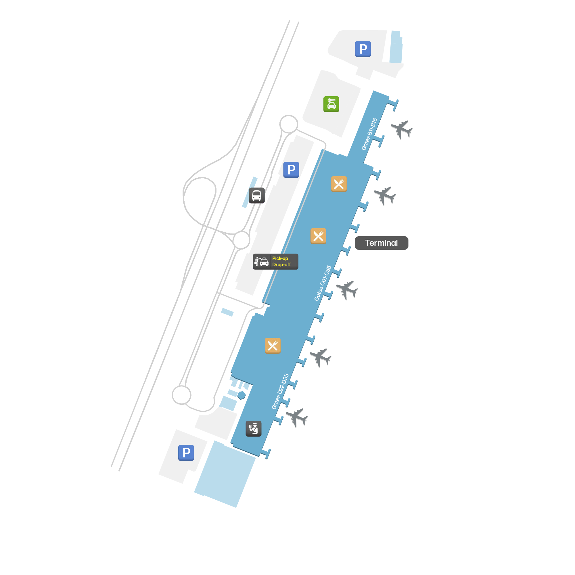 Gran Canaria Airport, Spain map