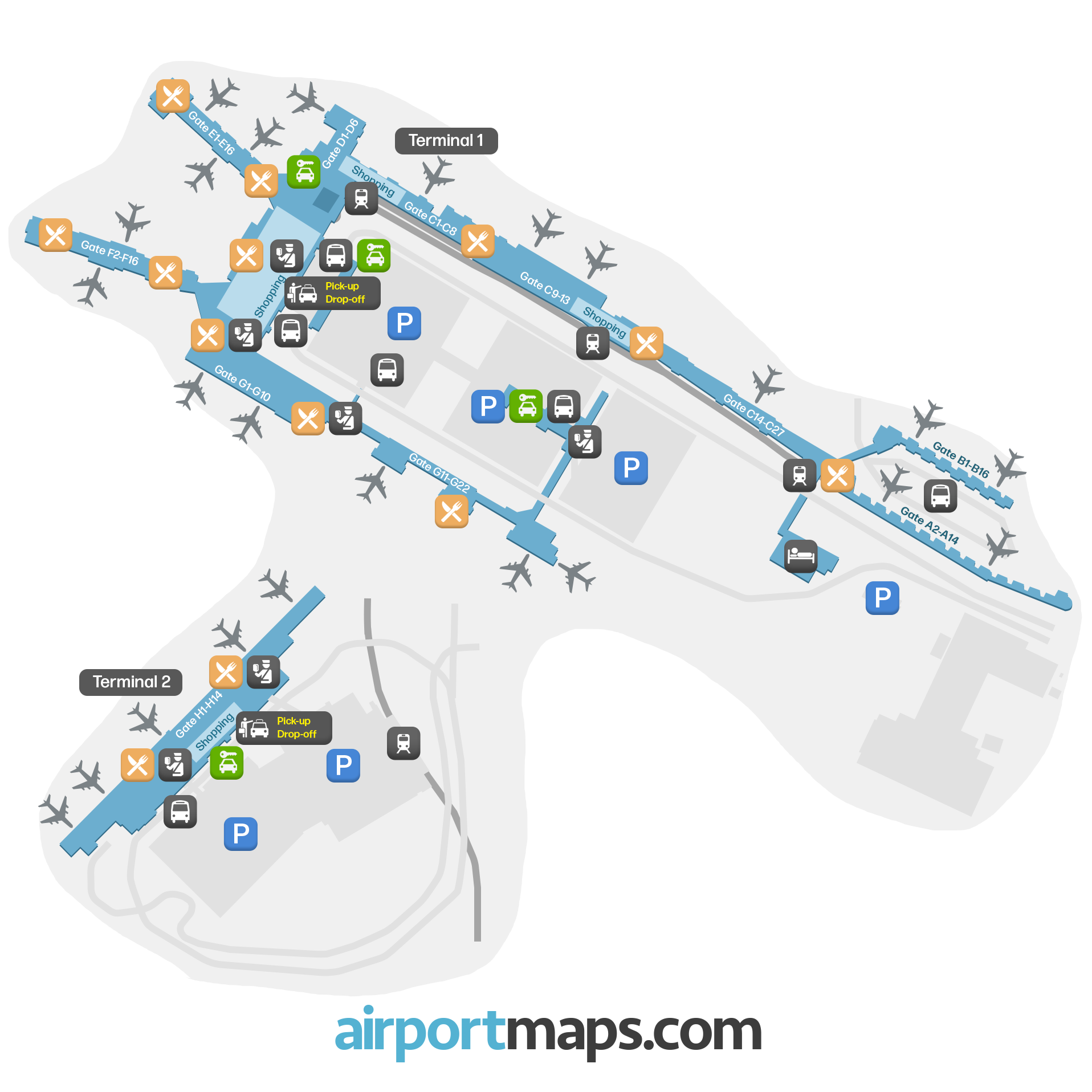 Minneapolis-Saint Paul, United States map