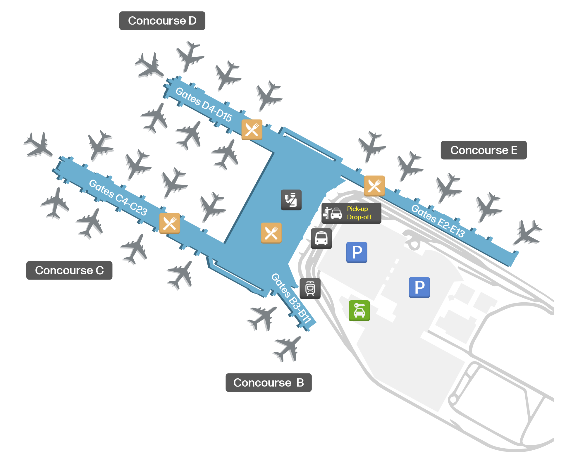 Portland International, United States map