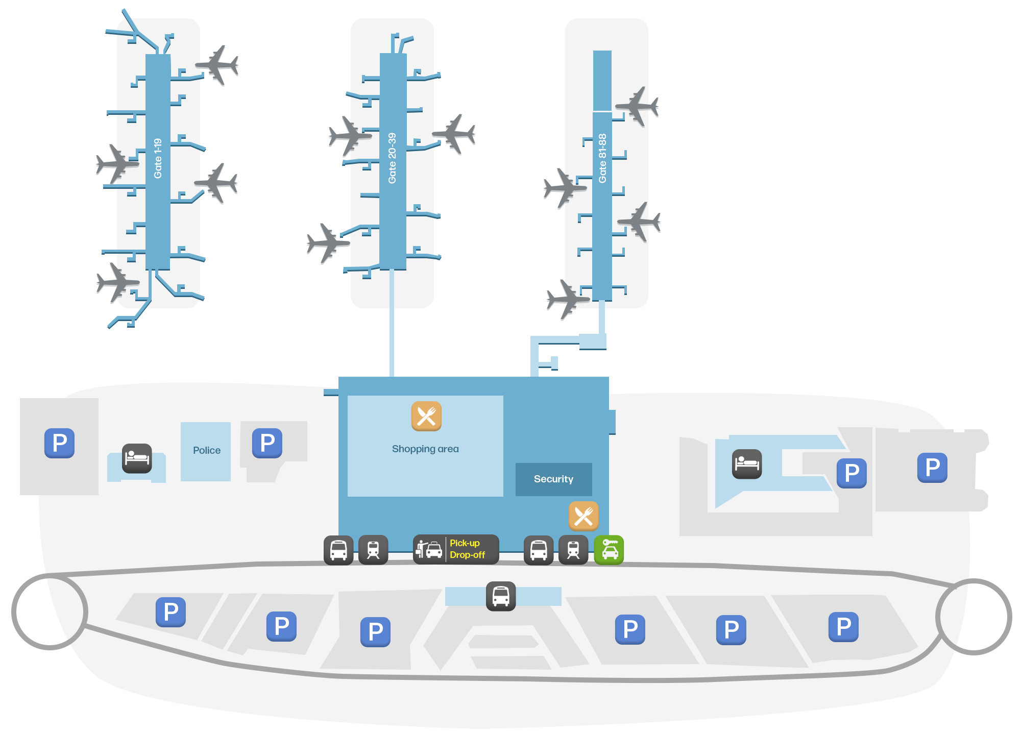 London Stansted Airport, United Kingdom map