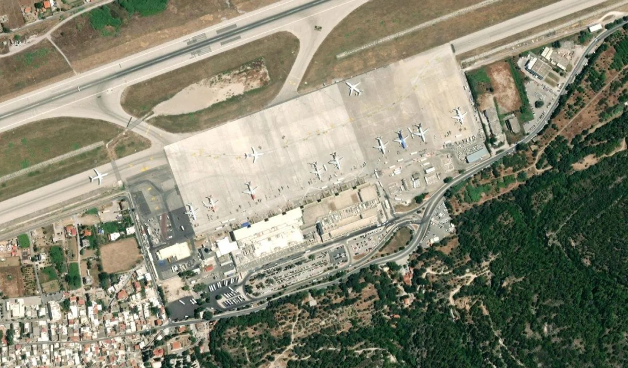 Map Of Rhodes International Airport RHO Terminal Map Airportmaps Map Of Rhodes International Airport RHO Terminal Map Airportmaps